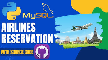 Python Projects: Tkinter GUI Airlines Reservation Management with Mysql Tutorial | Hindi/Urdu