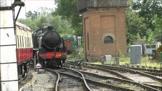 Southern Maunsell 'U' 1638 Locomotive at Sheffield Park, 16/08/12.