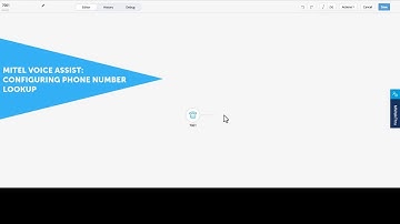 Mitel Voice Assist: Configuring Phone Number Lookup