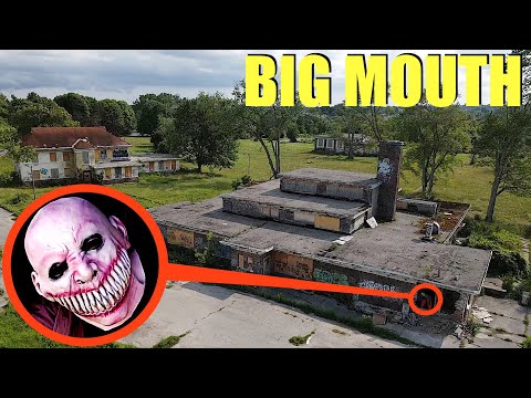 Drone Catches Big Mouth The Demon At This Abandoned Prison Jail We Found Him 