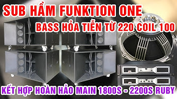 Loa Sub Hầm Đôi Funktion One Đẳng Cấp & Đẩy Công Suất Khủng về Vĩnh Phúc - Thanh lý Giá cực rẻ