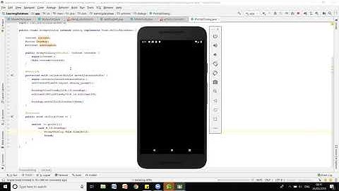 Prompt Dialog with edittext in android
