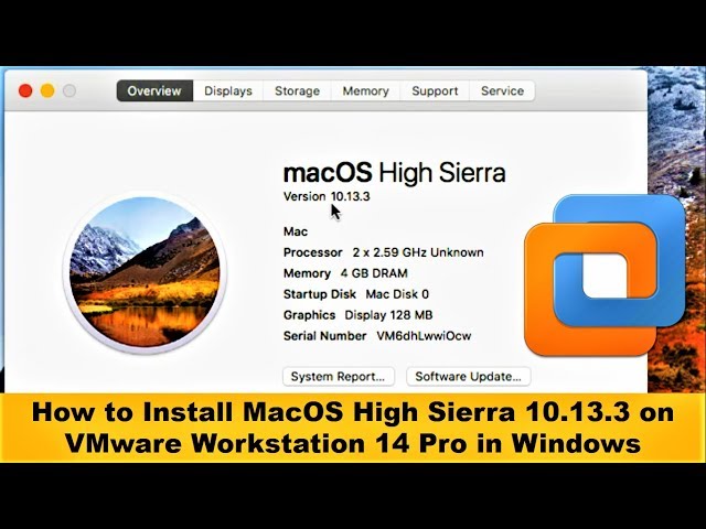How To Install Macos High Sierra 10136 On Vmware On Windows