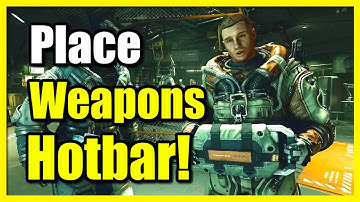 How to Add Weapons to Hotbar Favorites in Starfield (Slots 1,2,3,4 Etc)