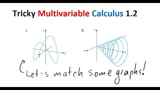 Matching Parametric Graphs with Parametric Equations: Stewart Chapter 13 Problems 2126, 13.21