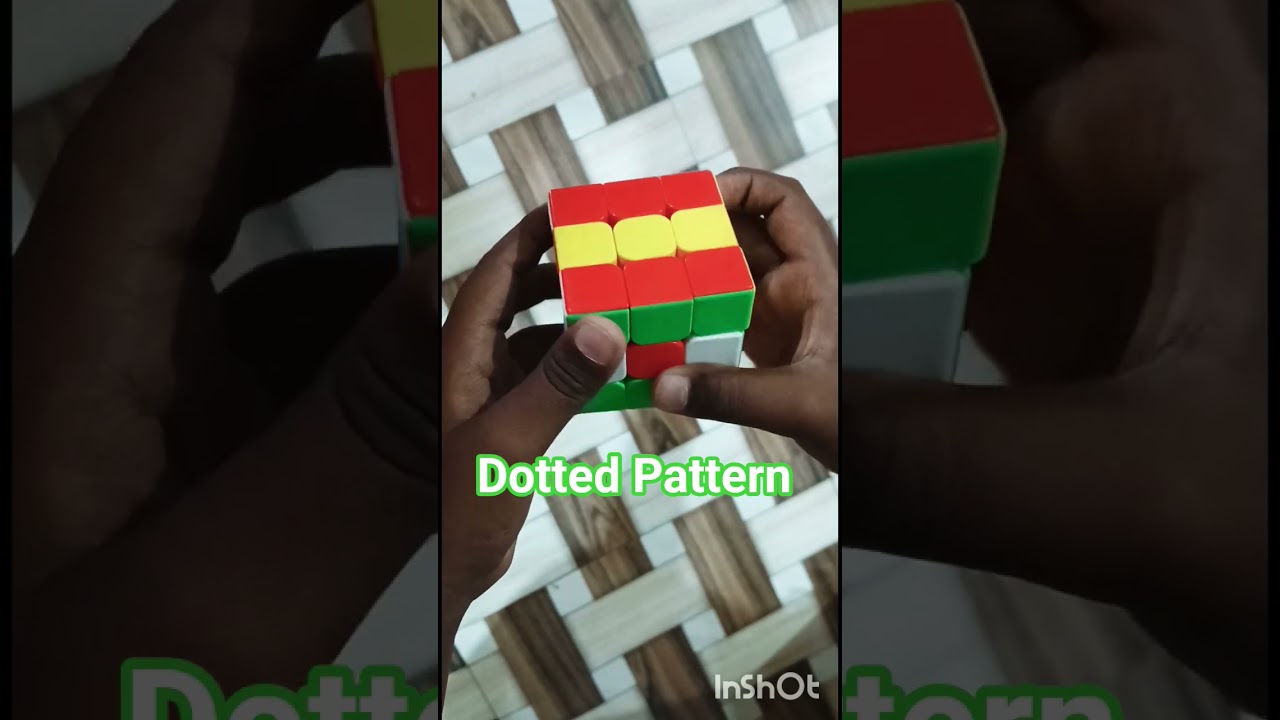 centre dot pattern on a Rubik's cube # 3×3 cube # cube world
