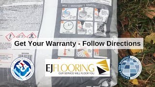 How To Properly Mix Schluter All Set Mortar - Certified Tile Installer