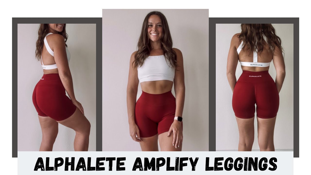 LEGGING REVIEW: alphalete amplify in chocolate #fyppp #fittok