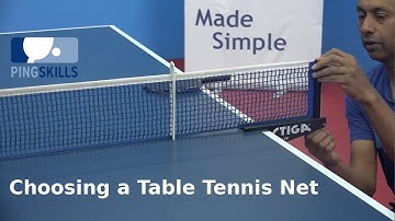 Een tafeltennisnet kiezen | PingSkills