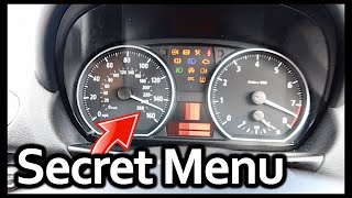 BMW 1 SERIES SECRET HIDDEN MENU (How To View Coolant Temp)