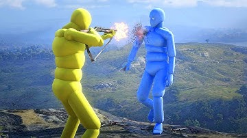 NPC Wars with Active Ragdoll Dudes #7 (Euphoria Physics)