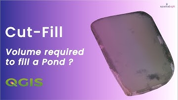 How to do cut fill estimation in QGIS? | Volumetric analysis