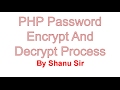 PHP Password Encryption & Decryption in Hindi 🔐