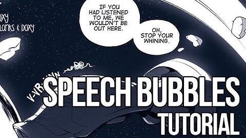 Speech Bubbles Tutorial by Doxy