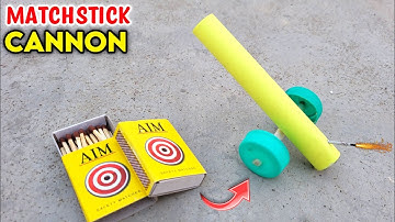 how to make matchstick cannon , New cracker making , how to make crackers at home