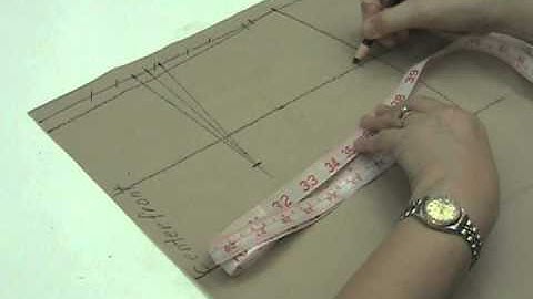 Lesson 2-27 LARGE Front Block Pattern Skirt Part 3 - BASIC DRESS WITH WAISTLINE