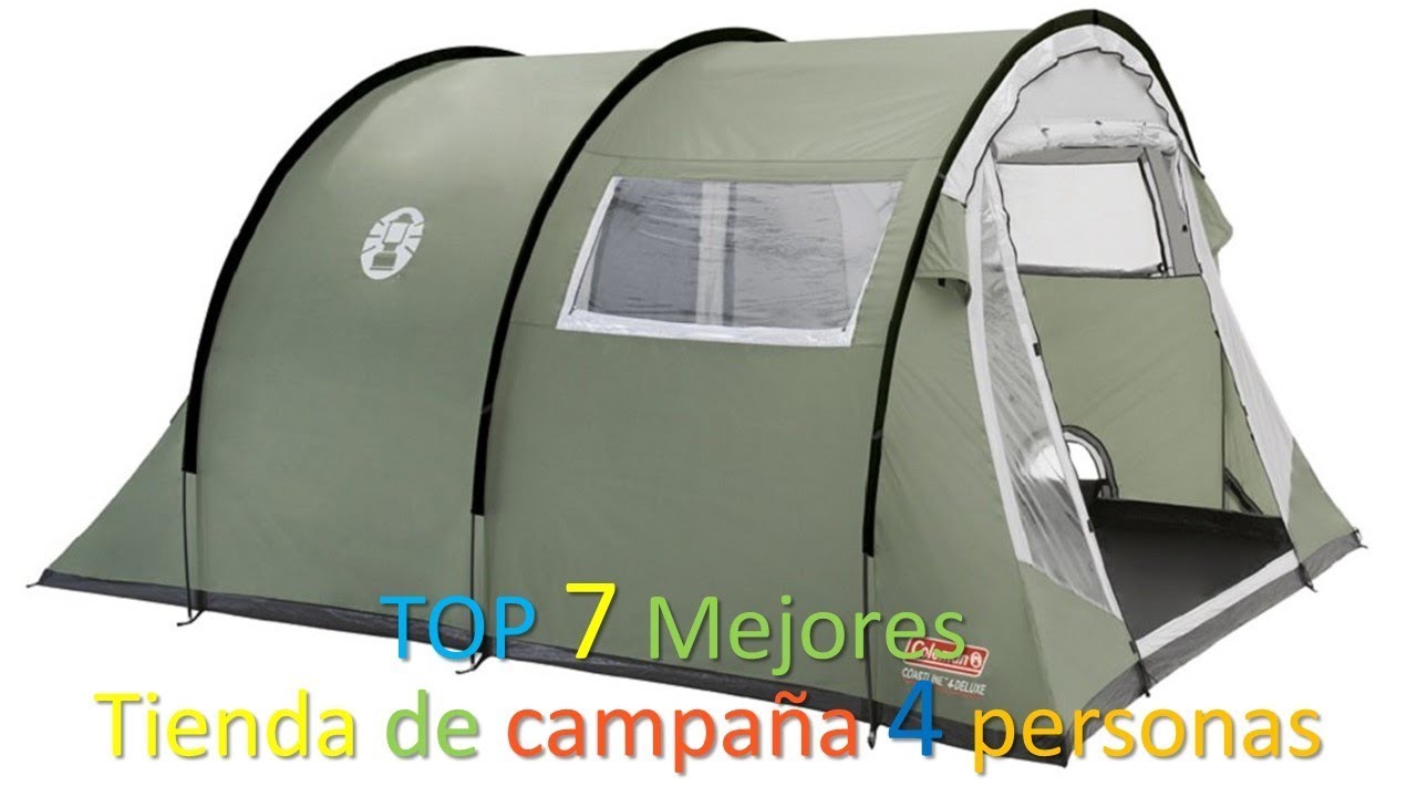 🎪🏝️Los Mejores [Siete] Tienda de campaña 4 personas con