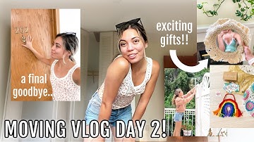 moving day 2: a final goodbye, housewarming gifts, kitchen + bathroom updates and A LOT of unpacking