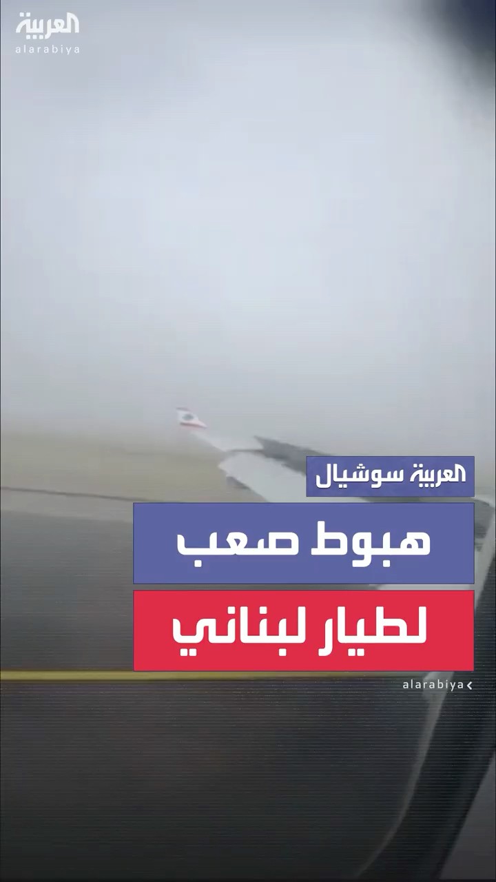 طيار لبناني ينجح بالهبوط بسلام بطائرته في باريس في ظل ظروف جوية صعبة