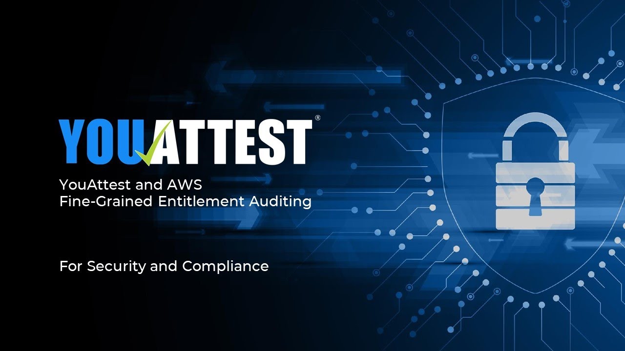 YouAttest entitlement audit for  AWS for Security and Compliance