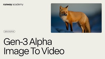 Image to Video with Gen-3 Alpha | Runway Academy