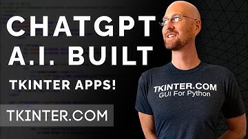 Use Artificial Intelligence To Build Tkinter Apps?!  - Tkinter Projects 15