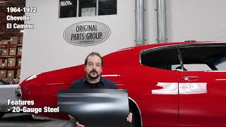 Famous OPGI Product Spotlight: 1964-1972 Chevelle and El Camino Lower Quarter Patch Panels Net Worth