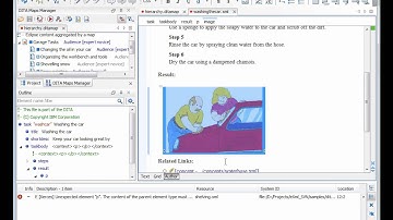 DITA Map Completeness Check in Oxygen XML Editor 12