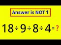 Only 1% Can Solve This Simple Math Problem?