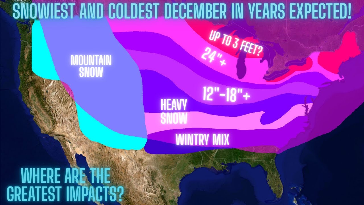 Snowiest And Coldest December In Years Expected! Where Will The ...