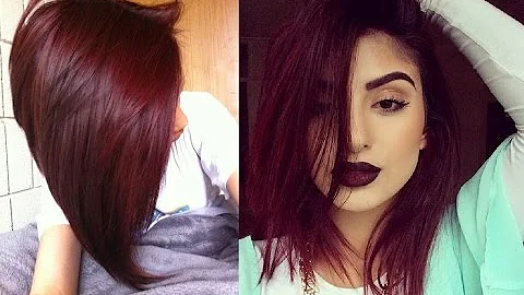 Como fazer vermelho escuro cabelo?