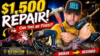 I Saved This $1,500 PCS Spider-Man Statue! | Professional Restoration