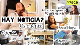 Vlog/❗SOBRE LA NOTICIA/Ahorro DECO HOGAR con SHEIN/Receta/ROTACION juguetes y ORDEN