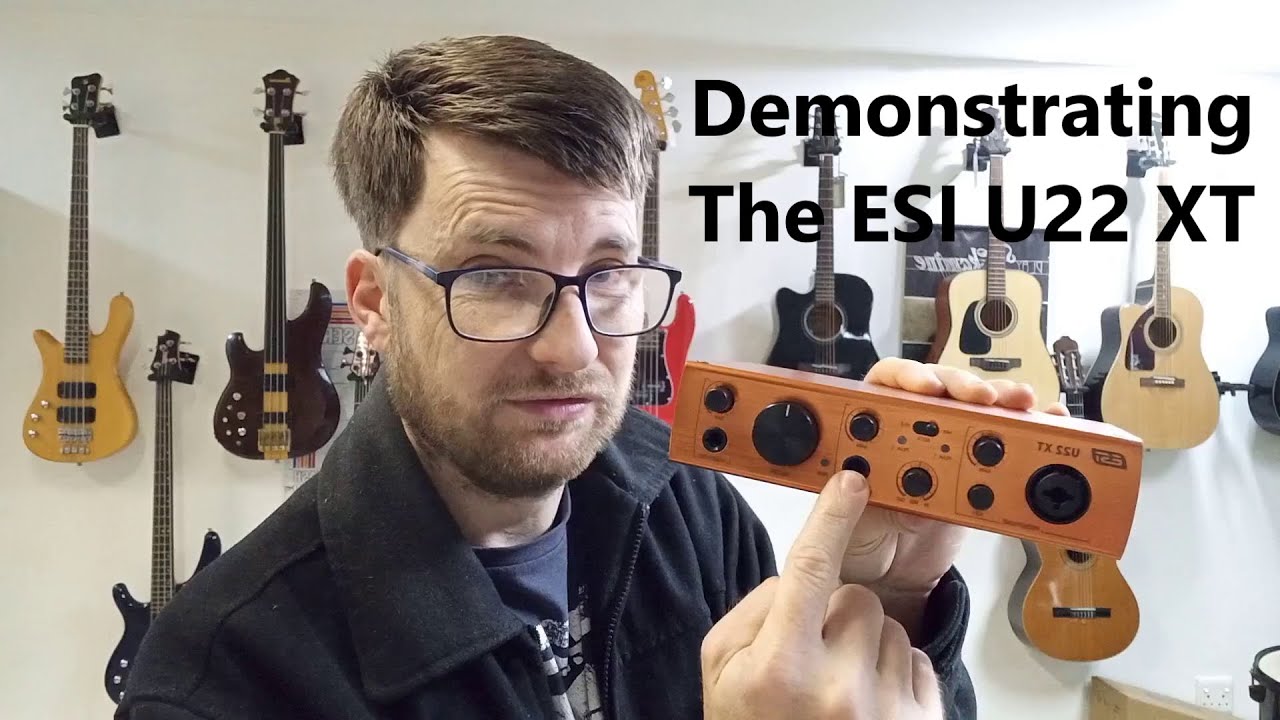 How Audio Interfaces Work: Demonstrating The ESI U22 XT - YouTube