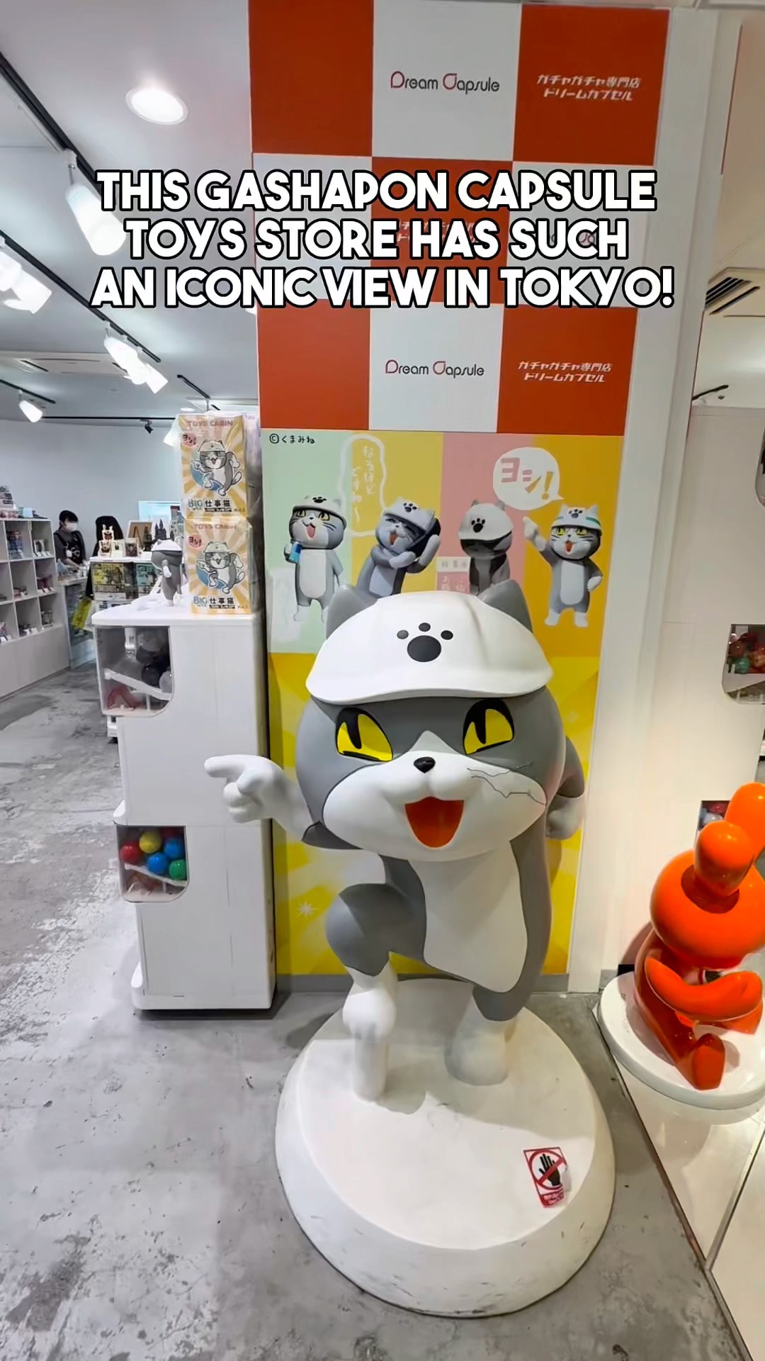 Cool #gashapon #gacha #capsuletoy store with amazing view of