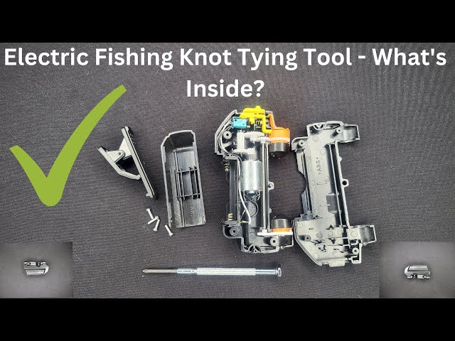 Electric Fishing Knot Tying Tool - What's Inside? [4K] 