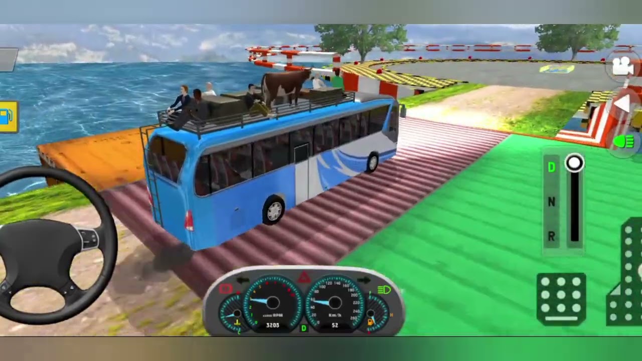 Coach Bus Simulator India Off Road Driving Bus Game Simulator 2025 Gameplay Video Part #1