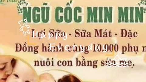 NGŨ CỐC DINH DƯỠNG MIN MIN