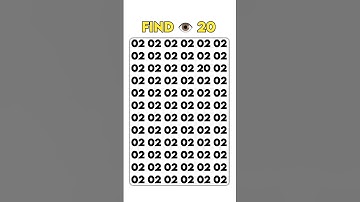 Find the Hidden Number in 5 Seconds! Observation Challenge 🔢