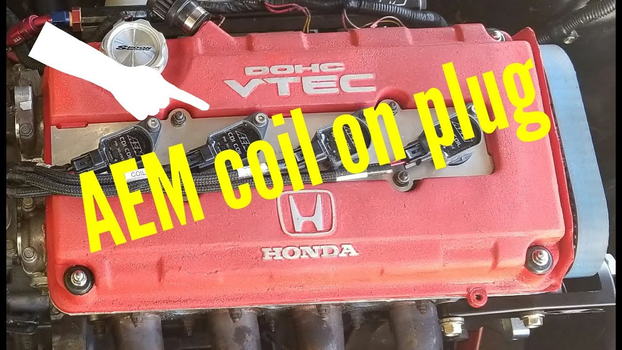 Replacing spark plugs on a honda civic YouTube
