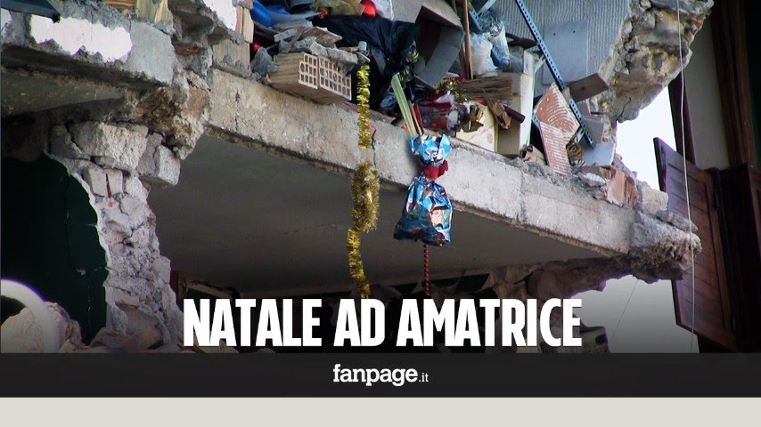 Anche Amatrice si prepara al Natale, la voglia di ricominciare di chi ha perso tutto