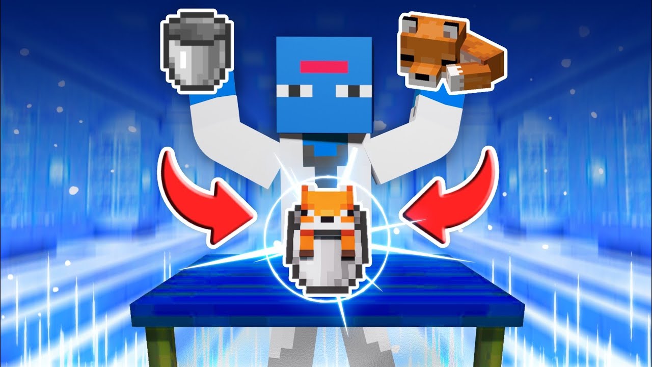 I put MOBS in a BUCKET in Minecraft