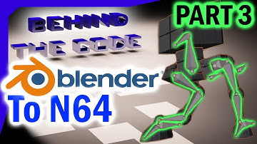 Export Blender 3D Models to N64 - Tutorial PART 3 of 5   [#50]