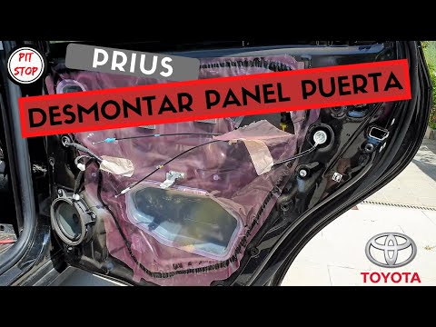 Video: ¿Cómo se quita el panel de la puerta de un Prius?