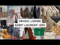 Prada saint laurent loewe burberry and more outlet shoppong vlog with prices  laines reviews