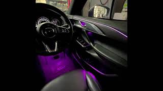 Mazda CX9 with fully customized ambient lighting. Elegant design layout and proper implementation