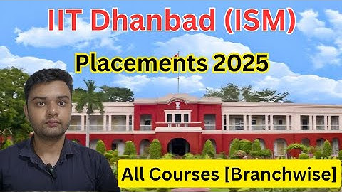 IIT Dhanbad Placements 2025🔥 | All Courses [Branchwise] Stats