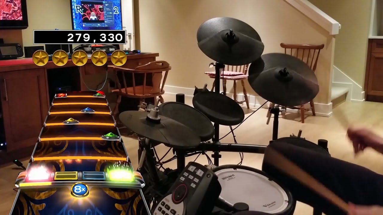 Alive (Live Drop in the Park) by Pearl Jam Rock Band 4 Pro Drums 100