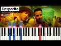 Despacito - Luis Fonsi | Piano Tutorial + Partitura