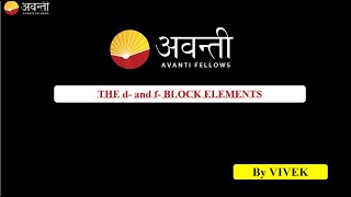 D -F BLOCK ELEMENTS -1